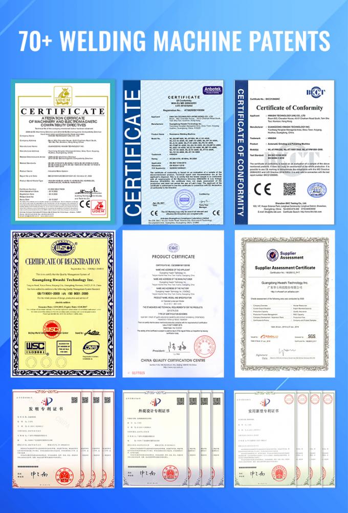 Η μηχανή συγκόλλησης σύρματος έρχεται με μια αυτόματη συσκευή εκφόρτωσης που το καθιστά εύκολο για τους εργαζόμενους σας 10