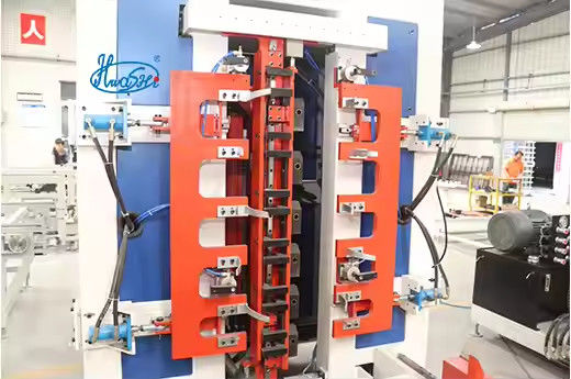Hwashi IBC Κλουβί Φρέμα Αυτοματοποιημένη μηχανή συγκόλλησης Γραμμή παραγωγής Διάφραγμα εκφόρτωσης Μηχανοκίνητο βραχίονα βάσης Φρέμα μηχανή συγκόλλησης