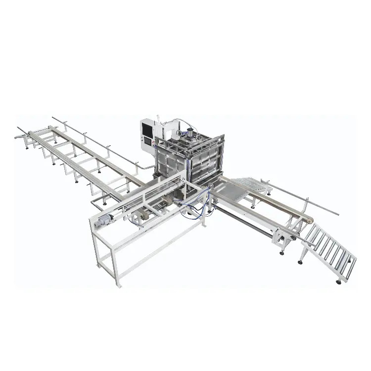 Ηλεκτρονική γραμμή παραγωγής IBC Grid Cage Frame, πλήρως αυτόματη γραμμή δοκιμής διαρροής μηχανής δεξαμενής IBC