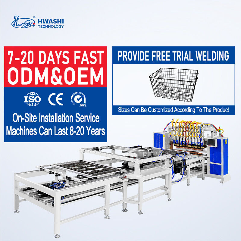 Αυτόματη μηχανή συγκόλλησης συρμάτινου πλέγματος με 1 έτος εγγύηση, διπλού στρώματος τροφοδότη και αυτόματο σύστημα πλήρωσης σύρματος