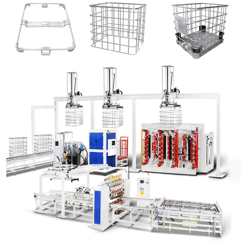Αποτελεσματικότητα κάμψης 20-25sec IBC Tote Cage Επεξεργαστή συγκόλλησης τάση 380V βελτιστοποιημένη σύμφωνα με τις απαιτήσεις των προϊόντων σας