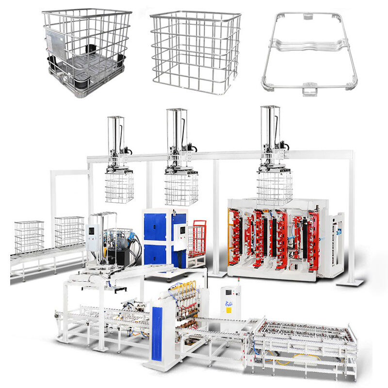 Αποτελεσματικότητα κάμψης 20-25sec IBC Tote Cage Επεξεργαστή συγκόλλησης τάση 380V βελτιστοποιημένη σύμφωνα με τις απαιτήσεις των προϊόντων σας