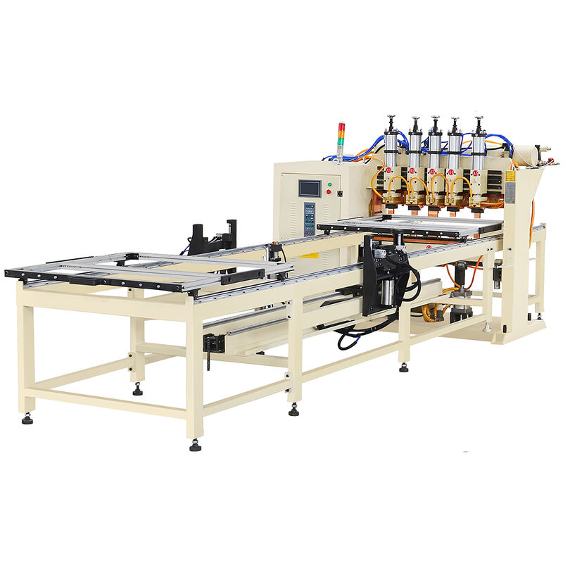 2440x800x1580mm Refrigerator Condenser Welding Machine Featuring Outpower 112kw Suitable for Refrigeration Manufacturing